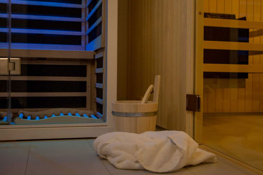 Sauna- und Spa-Bereich des Hotels „Das Kubatzki“